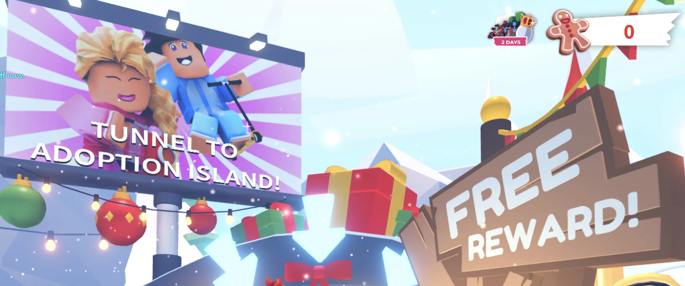 Roblox Adopt Me trading server showing players with styled font names